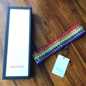 Gucci Rainbow Crystal Headband